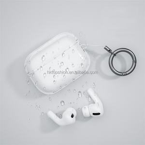 Étui en tpu <span class=keywords><strong>souple</strong></span> de haute qualité pour airpods pro 2, housse de protection avec anneau en métal/lanière de boîtier - Product Image 3