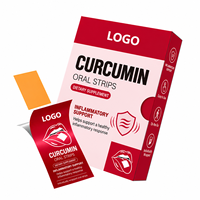 Bandes de film orales à dissolution rapide de curcumine OEM ODM – Complément anti-inflammatoire, antioxydant et de soutien articulaire à base d'extraits végétaux