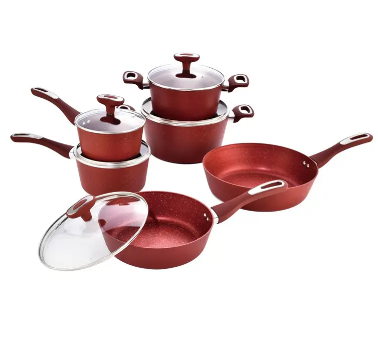 Keramische 8Pcs Anti-aanbak Koken Pot Keuken Kookgerei Set Couscous Pot