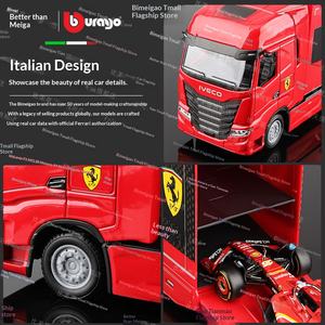<span class=keywords><strong>Burago</strong></span> 1:43 Ferrar l <span class=keywords><strong>F1</strong></span> SF24 Véhicule de transport Simulation Modèle de voiture en alliage Jouet en métal Ornement - Product Image 4