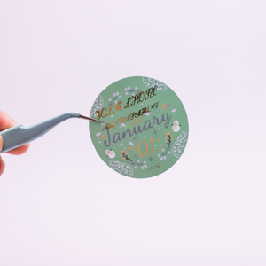 Etiquetas Autoadhesivas Redondas Personalizadas de Vinilo/PVC Impermeables <span class=keywords><strong>para</strong></span> Envasado de Alimentos, Dulces, Impresión de Códigos <span class=keywords><strong>QR</strong></span>/Barras - Product Image 4