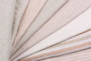 Venta directa de fábrica Floral suave 165cm transpirable Jacquard 100% tela de rizo de algodón orgánico