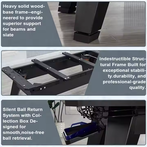 Vente chaude Table de <span class=keywords><strong>billard</strong></span> professionnelle moderne en bois avec rail à billes résistant aux chocs 8 pieds Table de <span class=keywords><strong>billard</strong></span> 9 pieds - Product Image 3