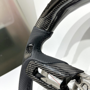 Volante Deportivo de Fibra de Carbono con Cuero LED en Stock en el Almacén de EE. UU., Entrega en 7 Días para <span class=keywords><strong>Ford</strong></span> <span class=keywords><strong>Mustang</strong></span> <span class=keywords><strong>GT</strong></span> 2015-2023 - Product Image 6