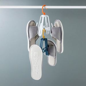 Air-Proof Double <b>Hook</b> Balcony Multi-Function Hanging <b>Shoes</b> Hanger <b>Shoe</b> Air Drying Rack - Product Image 4
