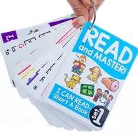 Gioco di carte flash di apprendimento dell'inglese dei bambini elettrici di Phonics impermeabili all'ingrosso su ordinazione per i bambini educativi