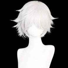 Cosplay Props Perruque de sorcière argentée à coupe courte pour sorcières étrangères Costumes de cosplay - Product Image 1