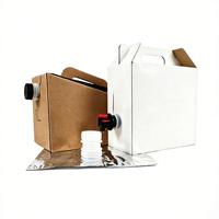 Sac Bag-in-Box, Sac Aseptique en Feuille d'Aluminium avec Robinet, Distributeur de Liquides de Qualité Alimentaire pour l'Emballage du Vin, du Jus, de l'Eau et de l'Huile