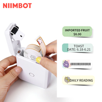 NIIMBOT D110 imprimante de poche à code-barres auto-adhésive vierge pour étiquette personnalisée imprimante d'autocollants de nom de prix 0.5'