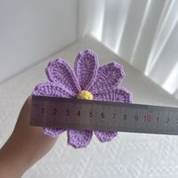 Buket Bunga Potentilla Rajutan Tangan Berkualitas Tinggi, Simulasi Rangkaian Bunga, Dekoratif, Hasil Kerajinan Tangan