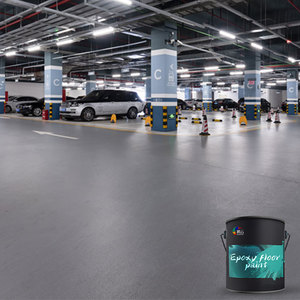 Self-leveling Eco-friendly Waterproof Epoxy <strong>Floor</strong> <strong>Paint</strong> for Warehouse Garage Workshop-Blue <strong>Green</strong> Grey Color - Product Image 2