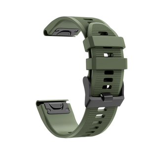 Bracelet de montre en silicone à changement rapide 22 mm 26 mm pour <span class=keywords><strong>Garmin</strong></span> Fenix 3 5 5X 5Plus 6 Pro 6X 7 Forerunner <span class=keywords><strong>935</strong></span> <span class=keywords><strong>945</strong></span> Instinct - Product Image 1