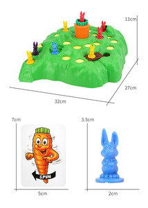 Jeu de société Juguete Bunny Rabbit Parenting Intelligence Board Game Bunny Rabbit Competitive <span class=keywords><strong>Trap</strong></span> Game Play Chess Toy Children Family Fun Gam - Product Image 3