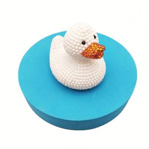 Wholesale Hot-Selling <b>Creative</b> PVC Dot Drill Little Duck Squeeze Stress Relief Toy Decoration <b>Gift</b> Factory - Product Image 5