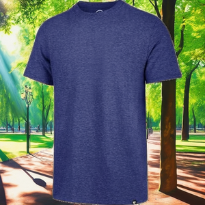 Camiseta Deportiva de Lujo para Hombre, Corte Regular, 200 Gramos, Diseño con Estampado Animal, Color Azul - Product Image 2