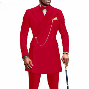 Completo da <span class=keywords><strong>Uomo</strong></span> Africano Slim Fit Due Pezzi per Affari, Matrimoni e Spettacoli + Pantaloni - Product Image 2