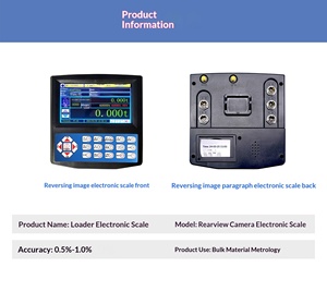 Système de pesage <span class=keywords><strong>pour</strong></span> chargeuse sur pneus homologué CE, robuste, <span class=keywords><strong>pour</strong></span> le <span class=keywords><strong>marché</strong></span> du Moyen-Orient et d'Asie - Product Image 3
