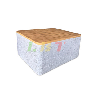 Libit Fiberglass Imitation Stone <b>Bench</b> Lbt-7841 Durable <b>Indoor</b> Mall Furniture - Product Image 3