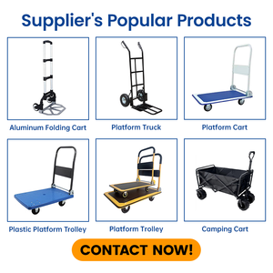 4-Wheel Enclosed Platform Collapsible Folding Iron Plastic Hand Cart <strong>Wagon</strong> for Camping Outdoor Activities Tools-OEM Customizable - Product Image 4