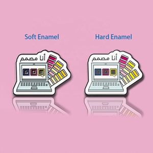 Épingles en émail avec fermoir papillon, vêtements personnalisés - Product Image 2