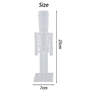 Casse-Noisette Décor De Noël pour Hommes Femmes Adolescents Amis Famille Festive Acrylique Casse-Noisette pour <span class=keywords><strong>Soldat</strong></span> D'intérieur - Product Image 3