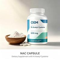 N-acétylcystéine 600 mg, 120 capsules végétariennes, complément alimentaire