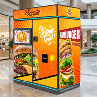 Distributeur automatique intelligent de pains à burger, robot distributeur automatique de burgers, conception de cuisson fraîche - à vendre