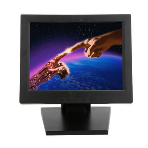 Monitor Táctil Cuadrado de 12 Pulgadas 4:3 Nuevo y Económico con Puertos VGA y USB, Resistente al Agua para Pedidos en Restaurantes - Product Image 1