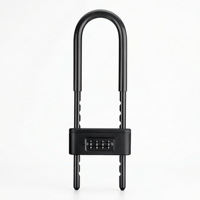 Cadenas de sécurité antivol en acier à combinaison, manuel, durable, haute sécurité, noir, pour vélo, moto, scooter