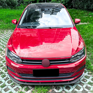 Front Bumper Lip Spoiler Diffuser <b>Splitters</b> Body Kit Aprons Cover Guard Trim for Volkswagen Polo MK6 2018+ - Product Image 4