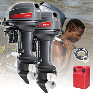 Moteur hors-bord 2 temps 40 CV à arbre court pour bateau de pêche - Product Image 1