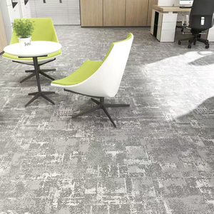 Sound Absorbing Fireproof Abstract Texture Carpet Tile Non-Woven Fabric Backing Office Lobby Modular Carpet Tile - Product Image 2