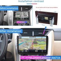 Autoradio Android 9 pouces avec GPS, CarPlay sans fil, 8 cœurs, 6 Go, 128 Go, 4G, écran tactile IPS, universel pour tableau de bord