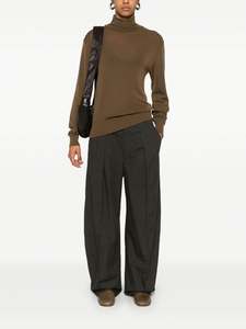 Pull à capuche en coton mélangé vierge personnalisé pour hommes, demi-col haut, mince et respirant, pull pour hommes - Product Image 5