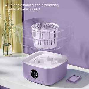 Small Portable <b>Washing</b> <b>Machine</b> <b>Mini</b> Deep Cleaning Foldable USB Plastic ABS Customized Automatic Ra 8L 6 PromotionMini Folding W - Product Image 2