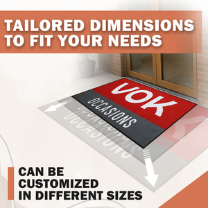 In phun in lối vào cá nhân kinh doanh Thảm Chùi Chân Thảm nylon cao su Thảm biểu tượng tùy chỉnh thảm sàn - Product Image 3