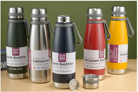 Thermos à large ouverture - Tasses isothermes en acier inoxydable anti-fuite, isolées, pour les déplacements, les voyages, les pique-niques, thermos à vide chaud