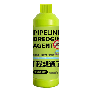 Agente de dragado de tuberías fuerte de 500ml, tratamiento líquido eficiente para alcantarillado de cocina y <span class=keywords><strong>bloqueos</strong></span> de inodoro, máquina limpiadora de desagües - Product Image 5