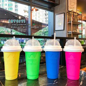 Cốc Sinh Tố Đông Lạnh Nhanh Máy Làm Kem Và Lắc Tự Làm Hộ Gia Đình Cốc Làm Mát Nhanh Máy Làm Kem Máy Làm Kem Ma Thuật - Product Image 4