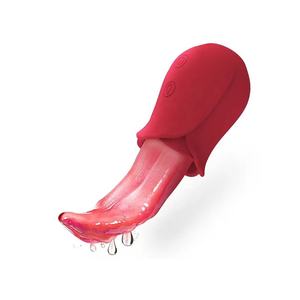 Vendita all'ingrosso a caldo vibratore lingua leccante clitoride stimolatore clitoride stimolatore lingua vibratore - Product Image 1