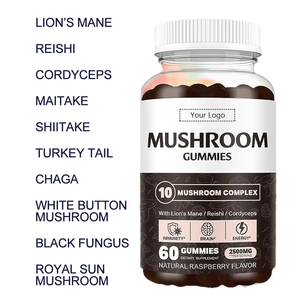 เยลลี่เห็ดรสราสเบอร์รี่ธรรมชาติ 10 ชนิด เยลลี่เสริมสมาธิเพื่อสุขภาพสมอง ความจำ ความสงบ ให้พลังงาน เห็ดหลินจือ 60 เม็ด - Product Image 3