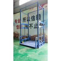 Mini-ascenseur hydraulique personnalisé pour la maison, petit élévateur vertical de fret pour le transport de marchandises en intérieur dans les villas et les magasins
