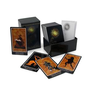 Impression de jeu de cartes personnalisées <span class=keywords><strong>Couple</strong></span> Conversation Design Paquet de luxe Carte de jeu en papier de <span class=keywords><strong>tarot</strong></span> avec feuilles d'instructions - Product Image 3