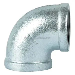 Malleable Iron 90 Degree Elbow 10mm Aluminum Casting Flange Connection with Square or Equal Head OEM Customizable
