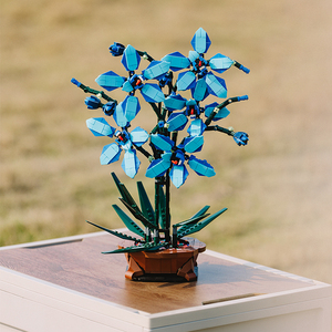 热卖DIY兰辉花卉积木盆栽塑料植物模型儿童家居套装 - Product Image 4