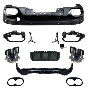 Kit de Difusor Trasero y Puntas de Escape para Mercedes-Benz GLB X247, Material PP Plateado y Negro, Estilo AMG para GLB180 200, Modificación - Product Image 1