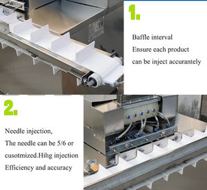Machine de remplissage latérale de type pompe Machine de remplissage de pain croissant à utilisation facile Machine remplie de trucs de pain - Product Image 6