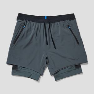 Pantalones Deportivos Negros de 4 Pulgadas para Mujer, Malla Negra 2 en 1, Camuflaje, Talla Grande, Pantalones Deportivos de Cintura Alta para Mujer, Shorts para Correr para Hombre - Product Image 4