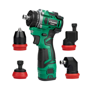 Brushless 16v Li-ion <b>Mini</b> Cordless <b>Drill</b> Multi-function Screwdriver 4 Interchangeable Heads Quick Change Construction Low - Product Image 5