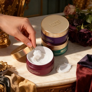 Body Lotion Aluminum Jar with Removable Plastic <b>Insert</b> Empty Cosmetic Cream Tin - Product Image 1